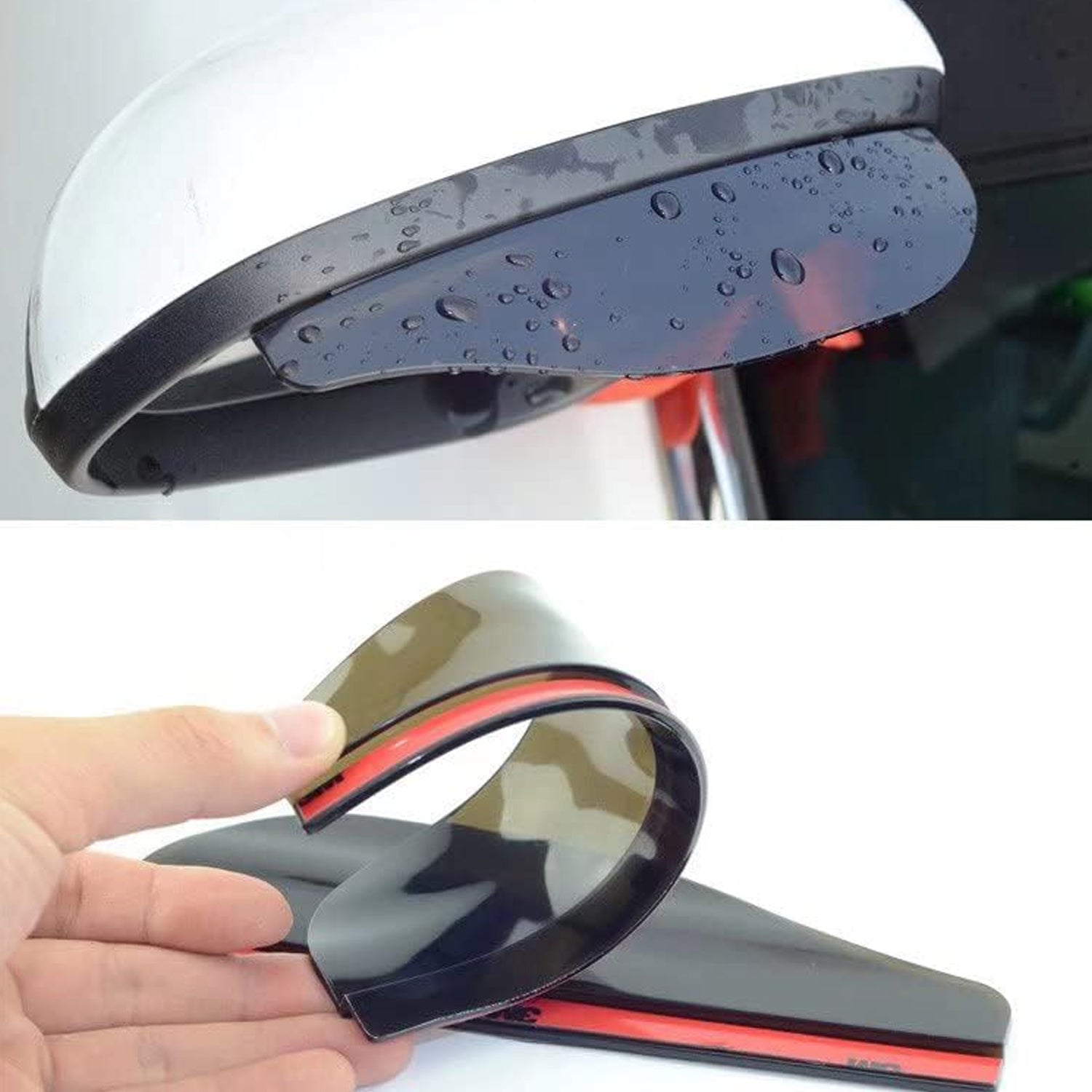 1 Pair Mirror Rain Protector Car Rearview Mirror Rain Blades Car Back Mirror Eyebrow Rain Cover Car Rearview Mirror Eyebrow Covers Flexible Protection Rainproof Decoration Accessories (2 Pcs set) 1 Pair Mirror Rain Protector Car Rearview Mirror Rain Blades Car Back Mirror Eyebrow Rain Cover Car Rearview Mirror Eyebrow Covers Flexible Protection Rainproof Decoration Accessories (2 Pcs set)